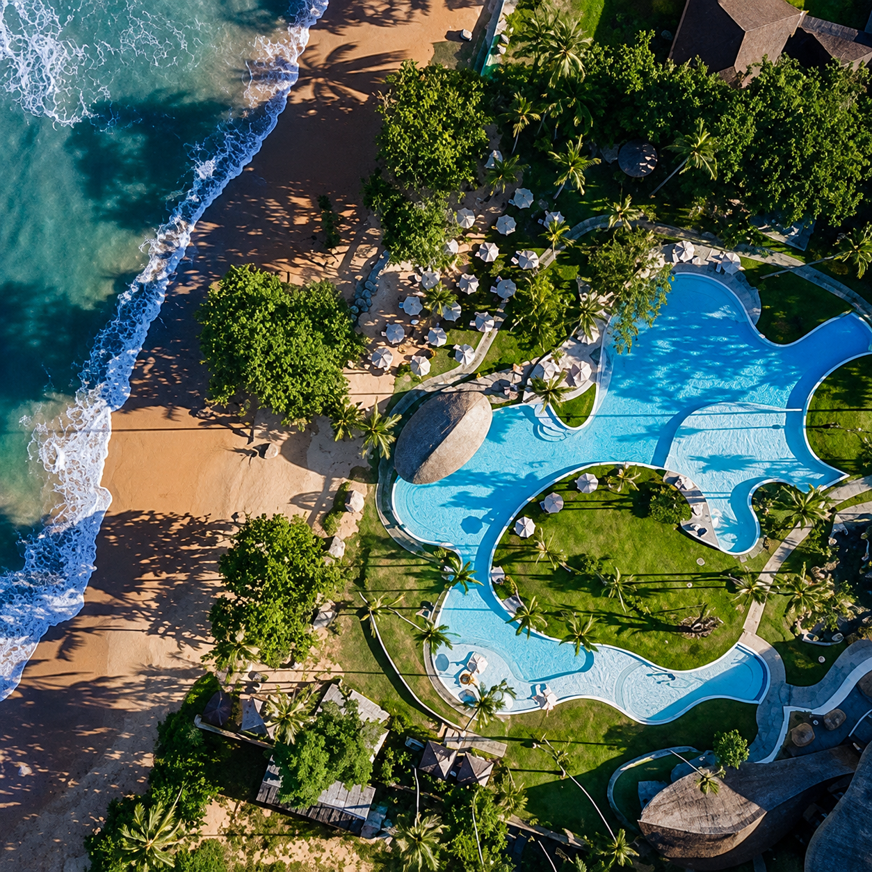 Eden Beach Khao Lak Resort und Spa aus der Luft