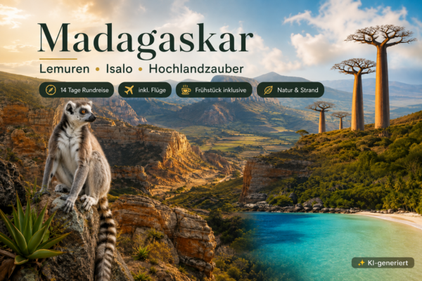 14 Tage Madagaskar Lemuren – Isalo & Hochlandzauber – Inkl. Ausflüge & Eintritte