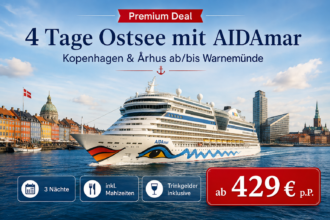 AIDA Ostsee Kreuzfahrt ab und bis Warnemünde – 4 Tage AIDAmar – AIDA Cruises