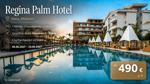 Albanien: Regina Palm Hotel