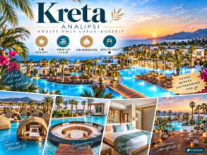 Griechenland: Kreta – Analipsi Stella Island Luxury Resort & Spa – 10 Tage inklusive Flug Doppelzimmer Deluxe swim-up Terrasse ab 1.633 €