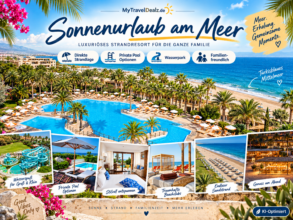 Griechenland: Kreta – Adelianos Kambos – Aquila Rithymna Beach – 9 Tage inklusive Flug Bungalow Meerblick Privat Pool All Inclusive