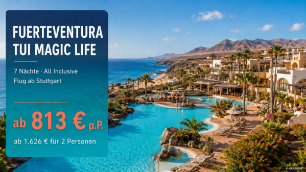 Spanien: Fuerteventura – Club Fuerteventura – 8 Tage mit Flug und All Inclusive für 813 €