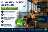 Flughafen-Lounge ab 22 Euro – Entspannt reisen ohne Status oder Business-Ticket
