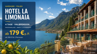 Italien – Gardasee Hotel La Limonaia in Limone sul Garda – 4 Tage inklusive Halbpension
