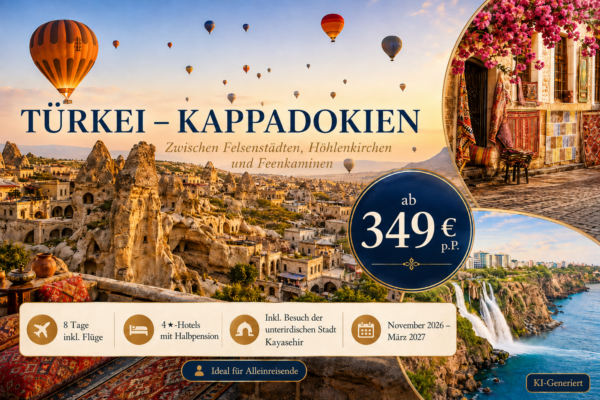 Türkei: Kappadokien Zwischen Felsenstädten, Höhlenkirchen und Feenkaminen
