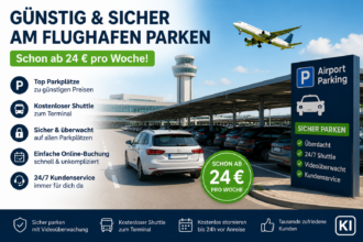 Günstig und sicher am Flughafen parken – schon ab 24 € pro Woche