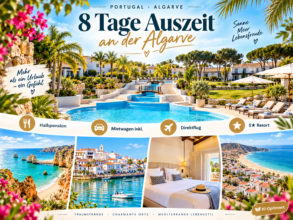 Portugal: Vilamoura – Algarve – Pestana Vila Sol – Mietwagen GESCHENKT – 8 Tage inklusive Flug und Halbpension ab 777 €