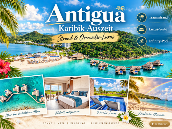 Karibik: Antigua und Barbuda – Royalton Antigua An Autograph Collection – 16 Tage inklusive Flug Juniorsuite Luxus und All Inclusive ab 3.175,00 €