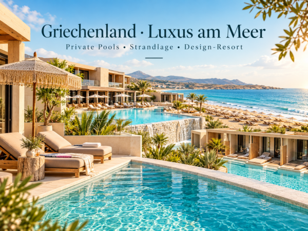 Griechenland: Kreta – Sentido Unique Blue! Resort & Villas – 7 Tage inklusive Flug Doppelzimmer Swim up Pool All Inclusive ab 1.247,00 €