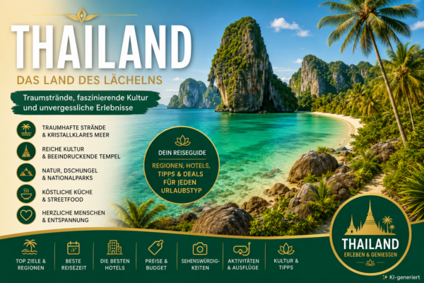 Thailand Urlaub: Die besten Regionen, Reisezeiten, Hotels und Reisetipps