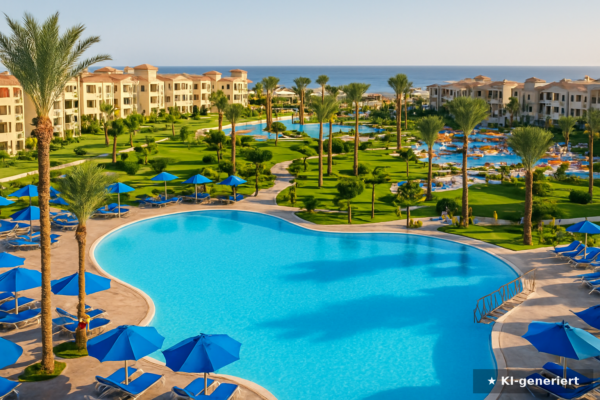 Pickalbatros Dana Beach Resort – Beliebtes Hotel in Hurghada, Ägypten – 8 Tage  inkl. Transfer & All Inclusive